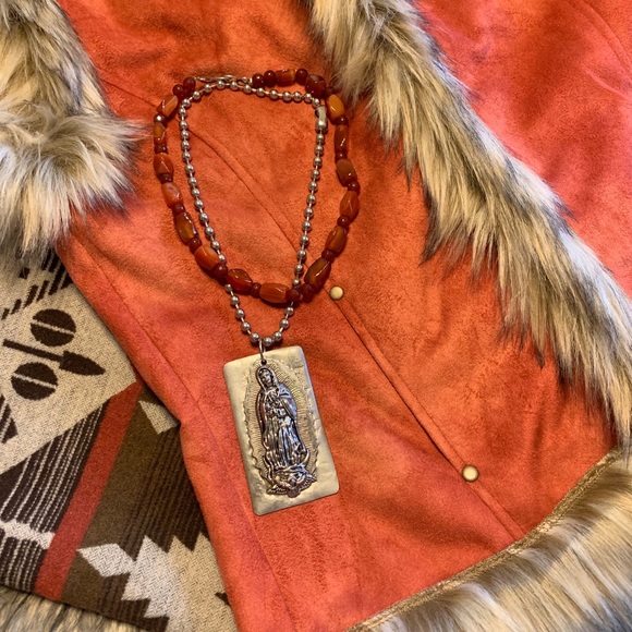 Custom made Amber Stone Necklace - Picture 2 of 5